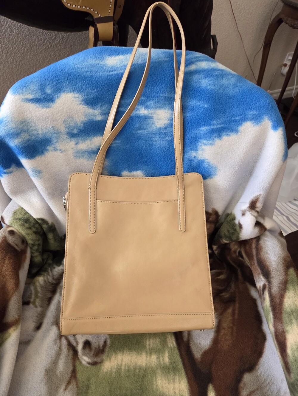 Monsac Vintage Leather Shoulder Bag